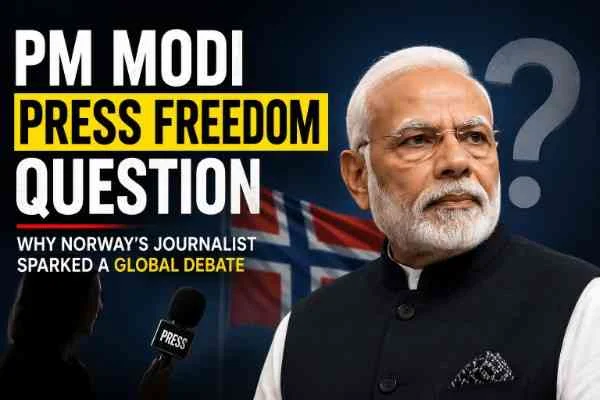 PM Modi Press Freedom Question